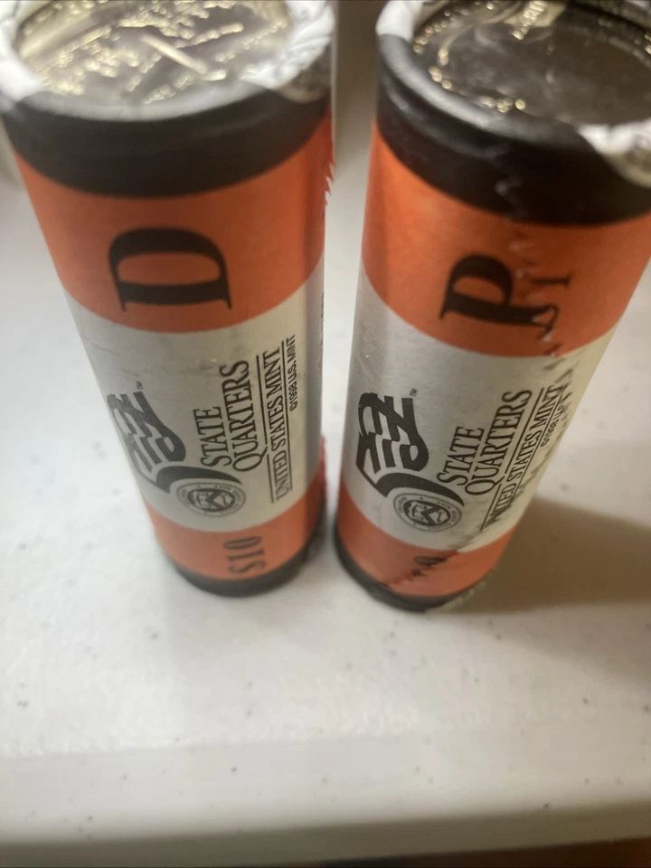 2007-P & D 25C Utah 50 States Quarter Rolls! - Image 1 of 1