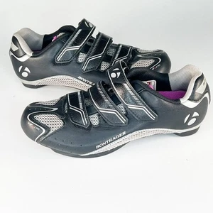 Zapatos de ciclismo de carretera Bontrager Race negro gris púrpura para mujer 6,5 - Imagen 1 de 14