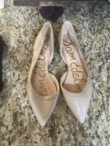 Sam Edelman spitz zulaufende Ballerinas, Größe 10 braun - Bild 1 von 2