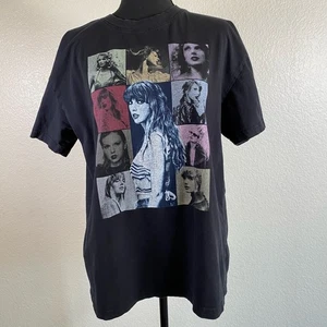 Taylor Swift The ERAs tour official merchandise black t-shirt size large - Picture 1 of 7