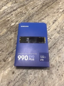 SAMSUNG 990 EVO Plus 2TB PCle NVMe M.2 2280 Internal SSD MZ-V9S2T0 New Sealed - Picture 1 of 3