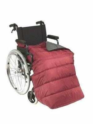 REHA4YOU Rollstuhl universal Beinschutzdecke Beindecke bordeaux in Thermosteppung