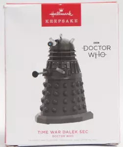 2022 Hallmark BBC Dr. Who Time War Dalek Sec ricordo ornamento QXI7443 - Foto 1 di 2