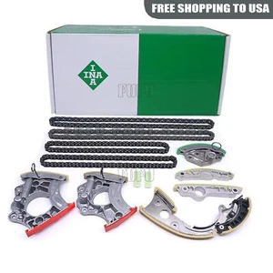 Kit de riel de guías tensor de cadena de distribución INA para Audi A5 A6 Q5 2.8 3.2 CAL CAK CCB - Imagen 1 de 4