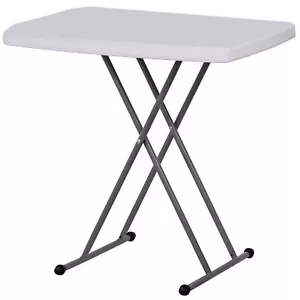 Folding Tv Tray Table 30.5×19.7×19.3 inch Portable Snack Dinning Table Indoor  - Picture 1 of 24