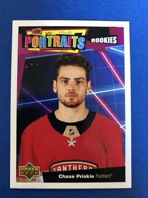 2020-21 Upper Deck UD Portraits #P-53 Chase Priskie Florida Panthers - Image 1 of 2
