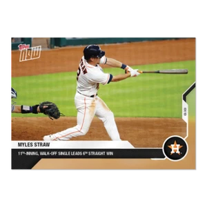 Myles Straw 2020 Topps Now #126 Houston Astros - Imagen 1 de 2