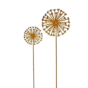 Pusteblume Gartenstecker 2er Set - Roststecker Garten - Beetstecker - Bild 1 von 1