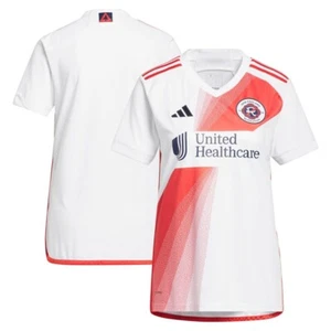 Adidas New England Revolution White 2023 MLS Soccer Jersey Women’s Small NWT $90 - Picture 1 of 3