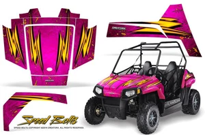 Polaris RZR 170 Youth UTV Graphics Kit CreatorX Decals Speed Bolts P - Picture 1 of 1