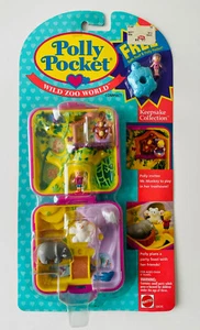 Vintage 1993 Polly Pocket Wild Zoo World w/ Bonus Bath Float (Rare Version) New! - Picture 1 of 6