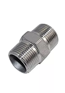 Nippli dritti Bsp maschio a maschio uguale maschio gamma completa Bsp ottone nichelato - Foto 1 di 2