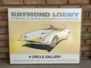 Raymond Loewy, Kreisgalerie - Avanti, gerahmtes Poster - Bild 1 von 9