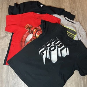 Boy’s Lot Of 4 Tee Shirts XL (14/16) Graphic Print Nike Super Bowl Avengers - Picture 1 of 19