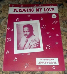 Johnny Ace Sheet Music - Pledging My Love (1955) - Picture 1 of 3