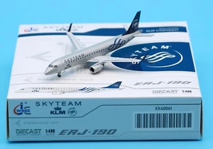 JC Wings 1:400 KLM Cityhopper "Skyteam" ERJ-190 Diecast Jet Modelo PH-EZX - Imagen 1 de 13