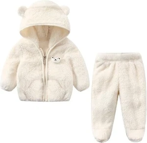 Toddler Snowsuit Boys Girls Fleece Snow Pants And Jackets Winter Outfit 18-24M - Picture 1 of 6