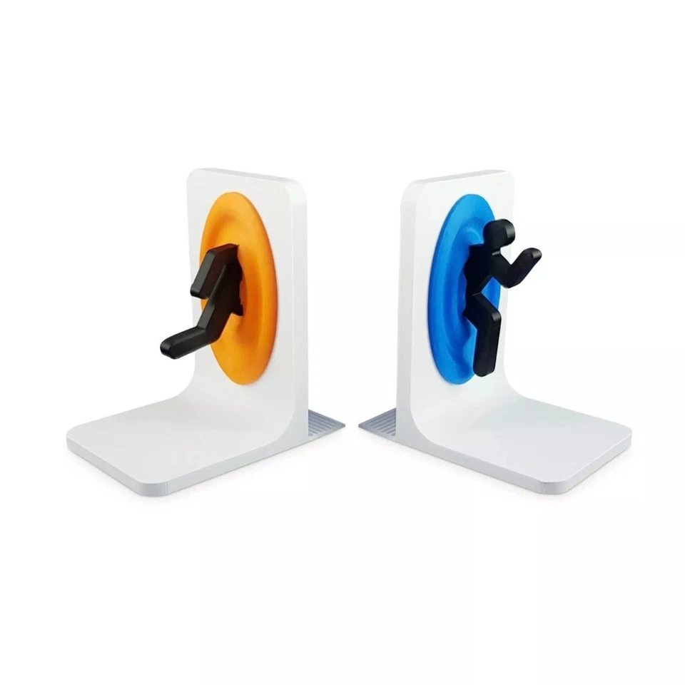 Portal Video Game Stand Bookends Excellent For Video Game Consoles And Video USA - Image 1 of 4