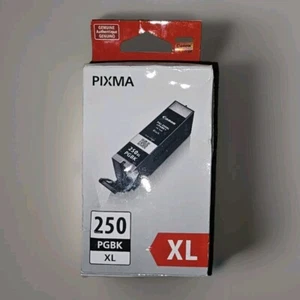 Cartucho de tinta negro original Canon 250XL caja abierta caja dañada - Imagen 1 de 6