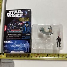 Star Wars Micro Galaxy Squadron Darth Maul w  Bloodfin Speeder Bike action 22306