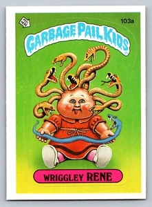 Garbage Pail Kids Wriggley Rene 103a Series 3 1986 - Picture 1 of 2