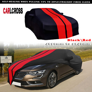For Renault Talisman Indoor Red Line Dustproof Stain Stretch Full Car Cover