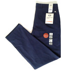 Dockers Men's Size 34 Comfort Knit Chino Straight Fit Pants Navy 34x34