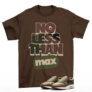 No Less Shirt Braun passend zu Air Max 1 Neutral Olive Cacao Wow HF1516-200 - Bild 1 von 2