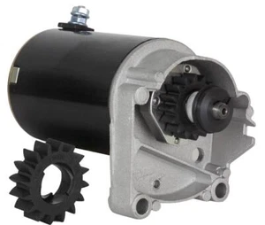 STARTER FITS BRIGGS STRATTON 14 16 18 HORIZONTAL MOUNT HP 497596 WITH FREE GEAR - Picture 1 of 2