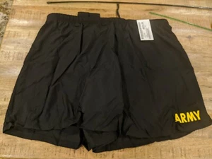 US Army PT Physical Fitness Shorts/Hose schwarz gelb/gold APFU XXXL 3XL - Bild 1 von 3