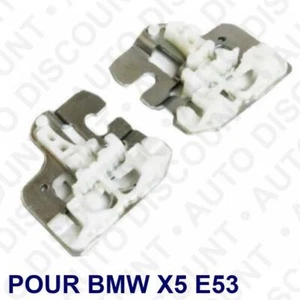 Lève-vitre Kit de Réparation Métal Avant Gauche + avant Droit pour bmw X5 E53 - Picture 1 of 5