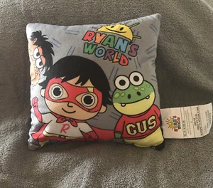 Ryans World Small Pillow Child Size Travel Plush Lovey Gus Ryan Red Orange Green - Picture 1 of 11