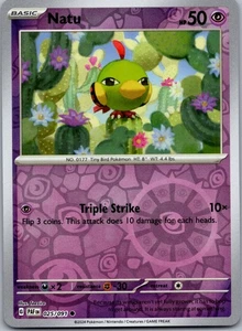 Natu SV: Paldean Fates 025/091 Reverse Holo - Picture 1 of 2