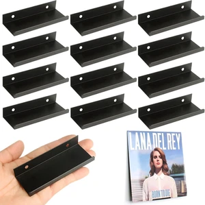 Vinyl Wall Mount 12 Pack Metal Shelf Minimalist Record Display Your Favorite - Picture 1 of 7