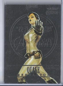 2022 Fleer Ultra Avengers Medallion M-35 Quake Agents of SHIELD SKC - Picture 1 of 2