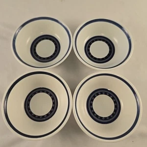 4 Royal Doulton Tangier 6 ½” Cereal Fruit Bowl Set Lambeth Stoneware Retired EUC - Picture 1 of 5