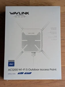 WAVLINK AC1200 Dualband Outdoor PoE Wireless Access Point / WiFi Repeater - Bild 1 von 11