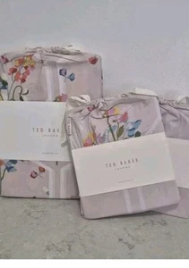 NEW TED BAKER PEPPERMINT KING SIZE DUVET COVER & 2 PILLOWCASES Rrp 218£ - Picture 1 of 3