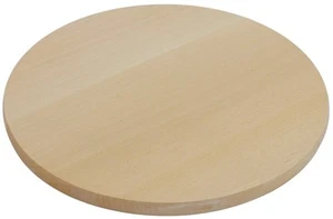 Rundes Holzbrett Ø30 cm – Buche Schneidebrett für Pizza, Käse & Snacks - Bild 1 von 4