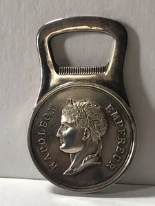 Abridor de botellas de plata vintage CHRISTOFLE Napoleon Empereur GALLIA - Imagen 1 de 7