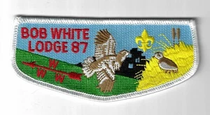 Bob White Lodge 87 Flap WHT Bdr Georgia-Carolina, GA - Picture 1 of 1
