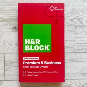 H&R Block 2024 Oprogramowanie podatkowe Premium & Business - Zdjęcie 1 z 2