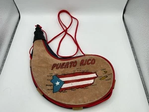 Frasco de agua de vino Bota de gamuza Puerto Rico - Imagen 1 de 5