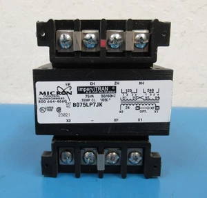 MICRON ImperviTRAN B075LP7JK Transformer 75VA 50/60Hz - Picture 1 of 4