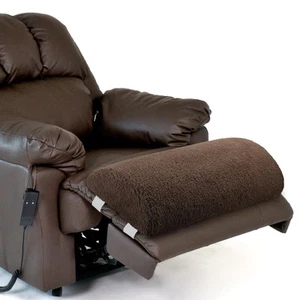 Recliner Foot Pillow Cushion High Resilience Sherpa Memory Foam Bolster Sleep... - Picture 1 of 6