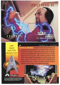 Star Trek: The Next Generation Lonely Among Us Promo Card S2 Skybox 1994 - Picture 1 of 1