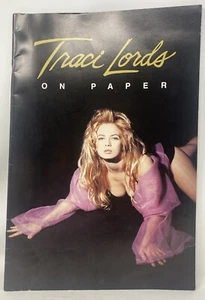 TRACI LORDS ON PAPER Color Photo Book 11”x16” 1991 Oversized - Picture 1 of 2