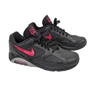 Nike Air Max 180 Black Pink Blast Mens Size 10 AQ9974-001 - Picture 1 of 11