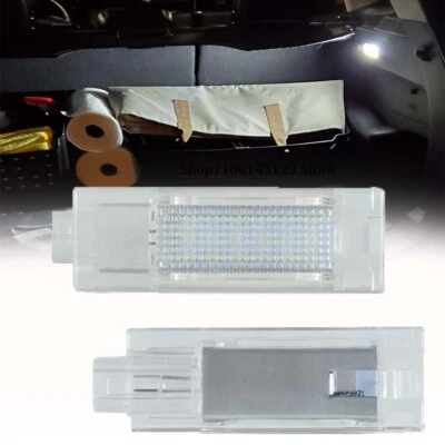 2x White LED Glove Box Trunk Luggage Courtesy Light For Fiat 500 500X 500L Panda Foto 1 de 4