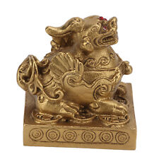Brass Ornaments Finely Carved Retro Workmanship Bring Good Luck Office Feng Shu♡